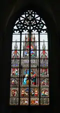 Das Werndl-Fenster in der Stadtpfarrkirche