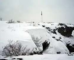 Staffelbergfelsen im Winter