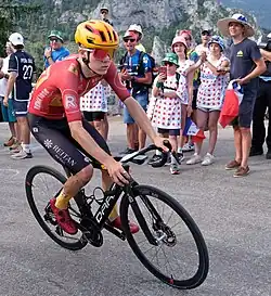 Johannes Kulset während der 20. Etappe der Tour de France