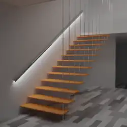 Lineare Lichtquelle, in den Handlauf integriert