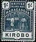 Marke der British Inland Mail von 1895