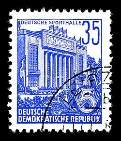 Briefmarke der Deutschen Post, 1953