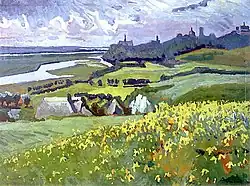 Blick auf Sandomierz