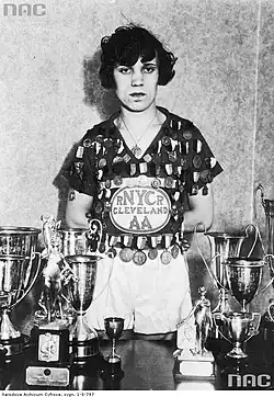 Titelverteidigerin Stanisława Walasiewicz verpasste den Endlauf im zweiten Halbfinale&nbsp;deutlich