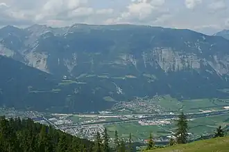 Das Stanser Joch von Süden (Kellerjoch)