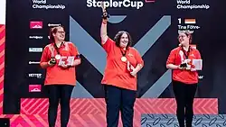 Siegerinnen auf Podest 2024