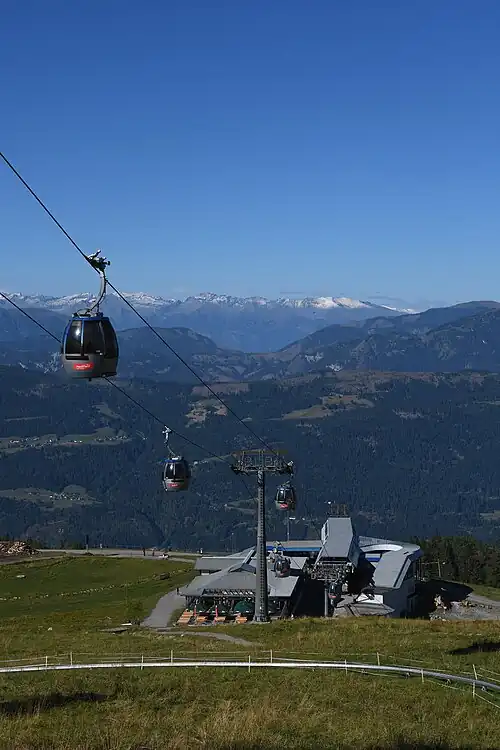 Station Tressdorfer Alm, Blickrichtung Norden