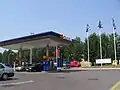 Norwegische Statoil-Tankstelle in Polen
