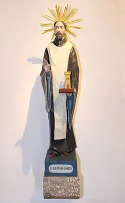 Statue des St. Bernhard