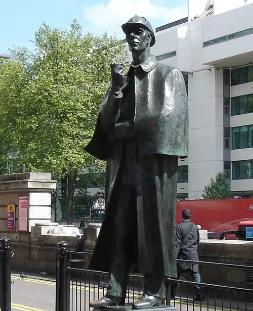 „Sherlock-Holmes“-Statue in London