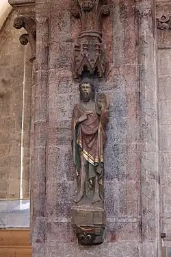 Johannes-der-Täufer-Statue in St. Sebald