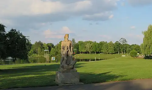 Liegebereich am Badeweiher