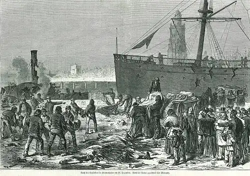 Die Mosel kurz nach dem Bombenanschlag