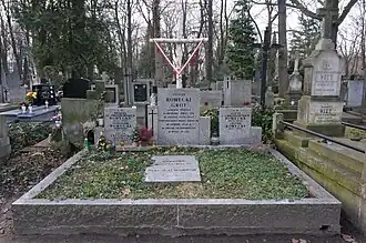 Roweckis Grabstätte auf dem Powazki-Friedhof