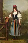 Mädchen in Tracht