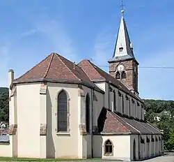 Südseite der Kirche