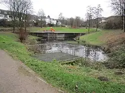 Vierter Teich durch den der Steinbach fließt