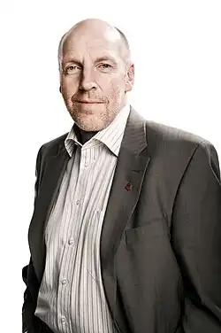 Finanz-, Fischerei- und Agrarminister Steingrímur&nbsp;J.&nbsp;Sigfússon (Links-Grüne Bewegung)