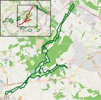 Übersichtskarte des Naturschutzgebiets