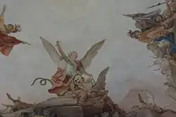 Kampf des Erzengels Michael mit Luzifer