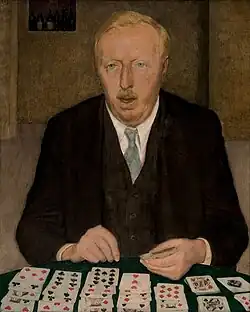 Ford Madox Ford Playing Solitaire, 1927. Art Gallery of South Australia
