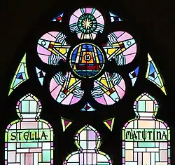 Morgenstern, viertes Fenster auf der Südseite