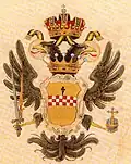 Markgräfliches Wappen im Reichsadler