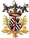 Wappen der italienischen Linie der Cavriani, 17.&nbsp;Jhdt.