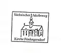 Stempel Sächsischer Jakobsweg – Station Kirche Fördergersdorf am Tharandter Wald