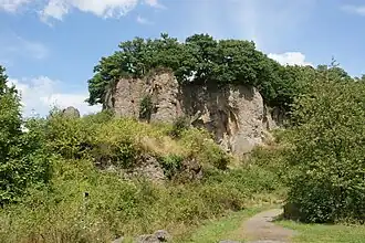 Felswand des Stenzelbergs