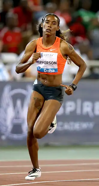 Die Jamaikanerin Stephenie McPherson erreichte Platz&nbsp;sechs