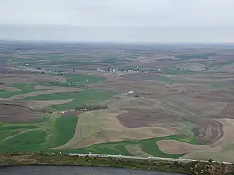 Blick vom Hochplateau
