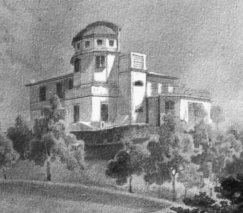 Sternwarte auf dem Butterberg am westlichen Wall von Königsberg