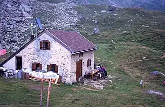 Sterzinger Hütte im August 1995