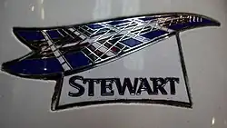 Logo von Stewart Grand Prix auf der Nase des Stewart SF2