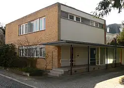 Denkmalgeschütztes Stichweh-Wohnhaus in Hannover, 1953 von Walter Gropius für Wilhelm Stichweh errichtet