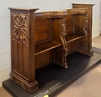 Zweisitz aus der Mitte des 15.&nbsp;Jahrhunderts