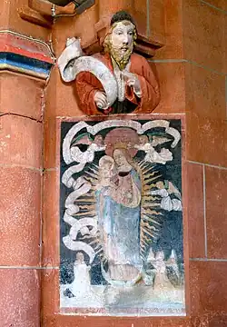 Strahlenkranzma-donna und Prophetenkonsole