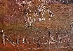 Ausschnitt Blumenstillleben (Öl auf Leinwand)