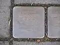 der Stolperstein für Albert Nathan
