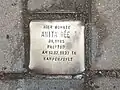 Stolperstein Anita Rée, Fontenay 11, Hamburg-Rotherbaum