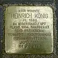 Stolperstein in Bochum-Weitmar, Hattinger Straße 289