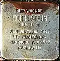 Stolperstein vor dem Karmelitinnenkloster in Echt-Susteren