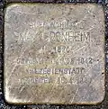 Stolperstein Hektorstraße 5 Max Cronheim