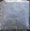 Stolperstein für einen Romm (Peterstraße 31)