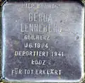 Stolperstein für Gerda Lenneberg (Frechener Straße 7)