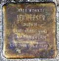 Stolperstein für Leo Leeser (Wittgensteinstraße 29)