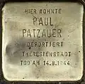 Stolperstein für Paul Patzauer (Maastrichter Straße 21)