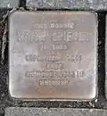 Stolperstein für Käthe Spiegel (Blumenthalstraße 19)