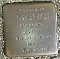 Stolperstein für Rosa Berndt (Gladbacher Straße 46)